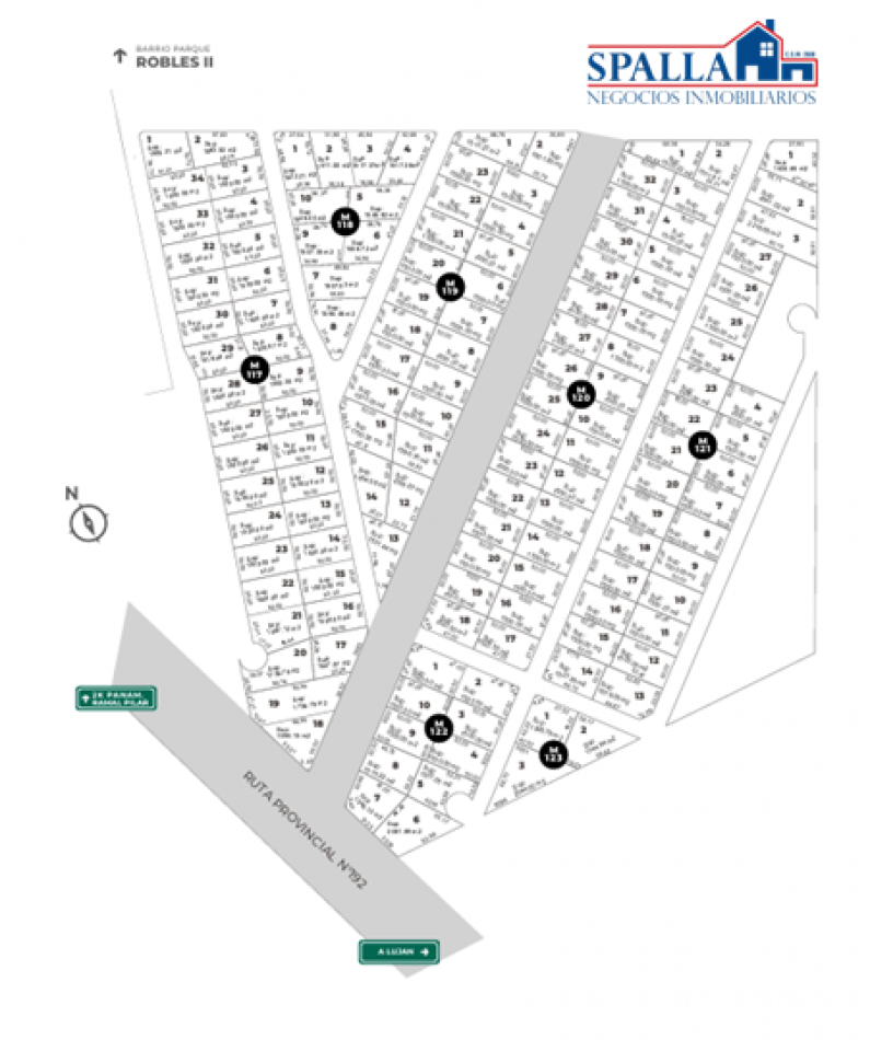 LOTES - "BARRIO PARQUE LOS ROBLES II" - PARADA ROBLES, EXALTACION DE LA CRUZ