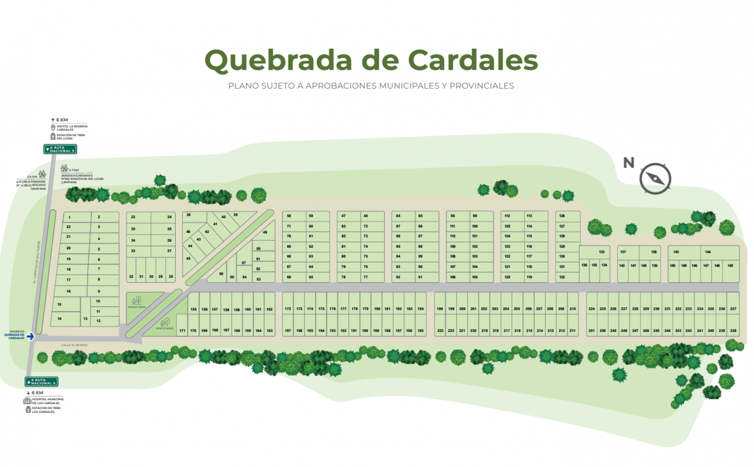 Lotes en Barrio Quebrada de Cardales - Los Cardales - Partido de Exaltacion de la Cruz