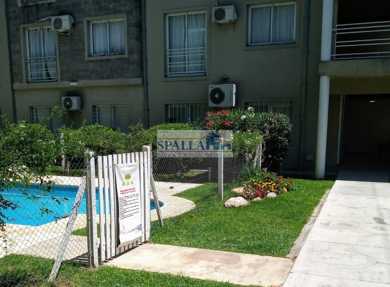 ALQUILER MONOAMBIENTE GRANDE PILAR CENTRO CON PATIO Y PILETA