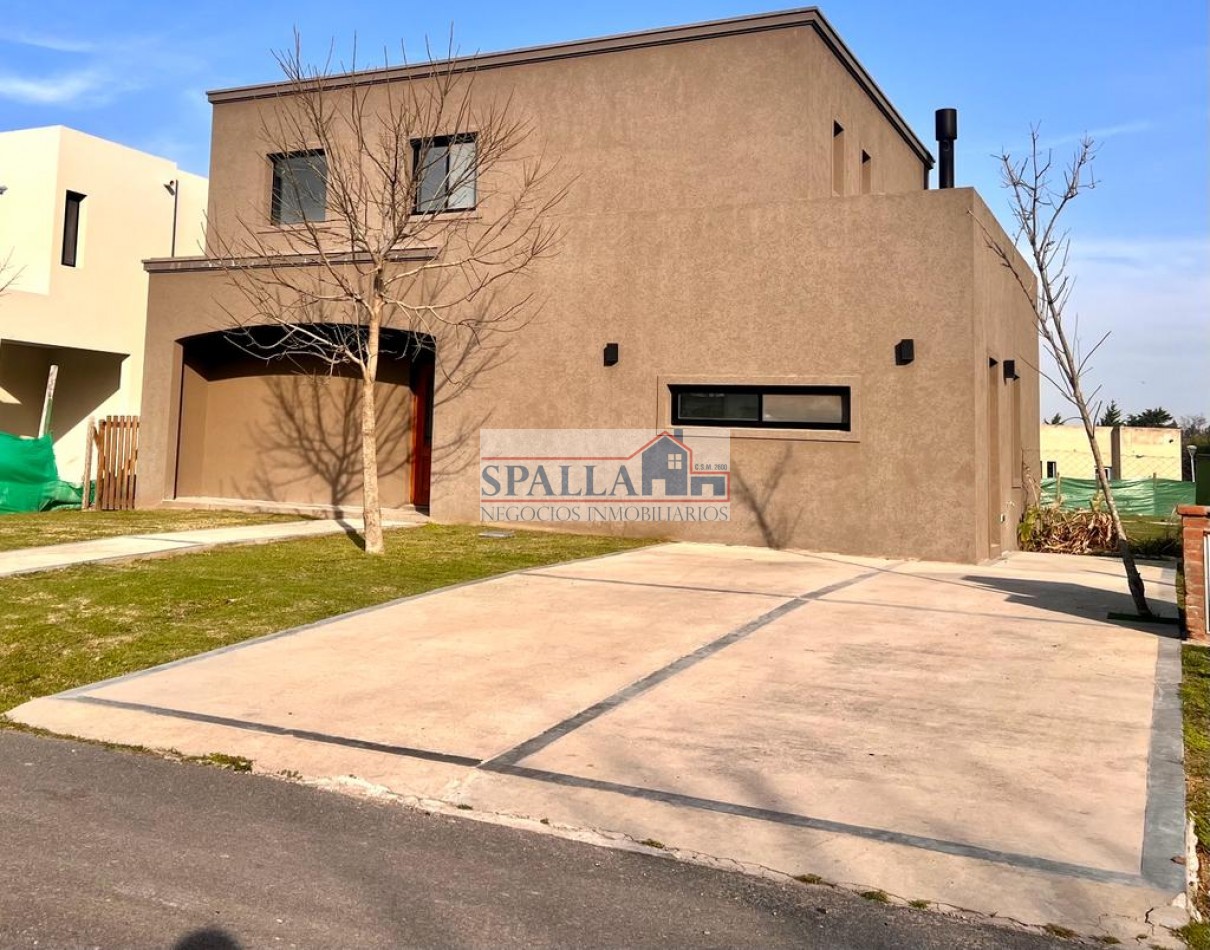 VENTA CASA 5 AMBIENTES EN BARRIO CERRADO EL ALJIBE MANZANARES PILAR - OPORTUNIDAD