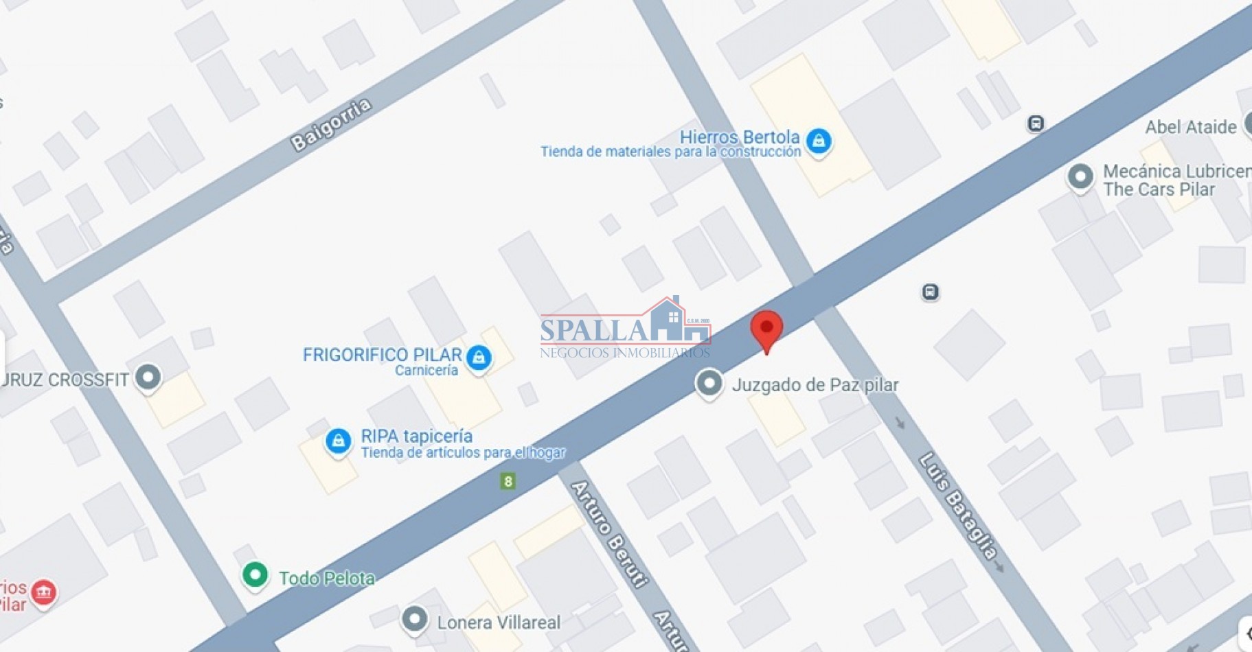 VENTA LOCAL DEPOSITO MULTIPLES USOS SOBRE RUTA 8 A METROS DE PANAMERICANA KM 55 RAMAL PILAR