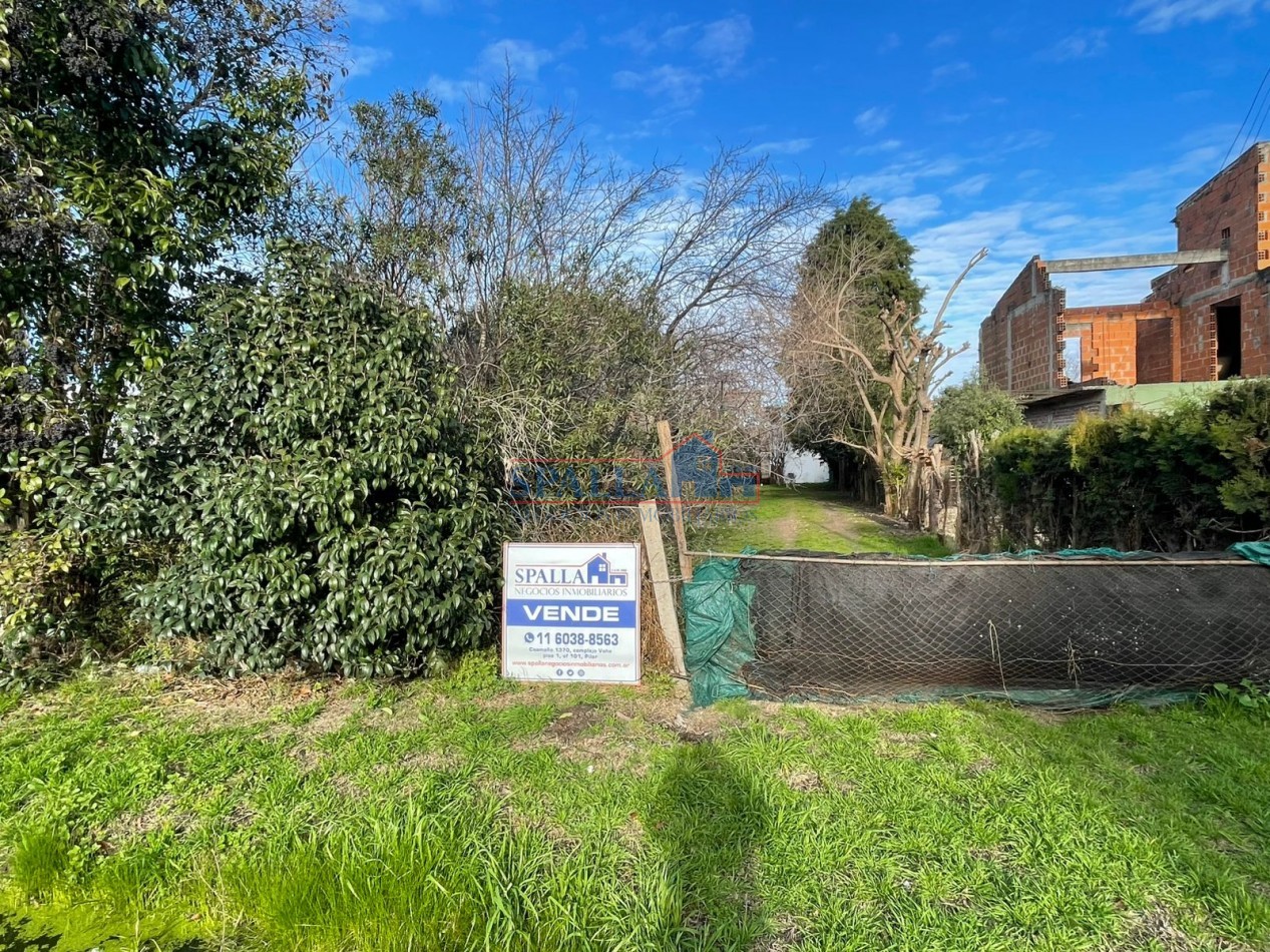 VENTA LOTE 420 M2 A METROS RUTA 25 PILAR
