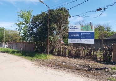 LOTES - "PUNTO MATHEU" - JOSE C. PAZ - PREVENTA EXCLUSIVA